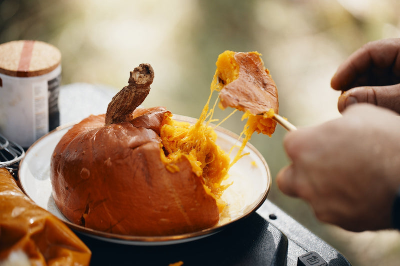 Recette d'automne à la plancha : Potiron grillé au miel et aux épices