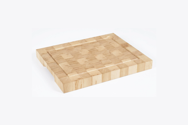 Planche à découper en bois de bout, 45x35 cm, fabrication française - CHABRET