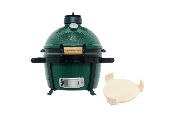 Pack barbecue kamado MiniMax avec berceau à poignées + convEGGtor - BIG GREEN EGG