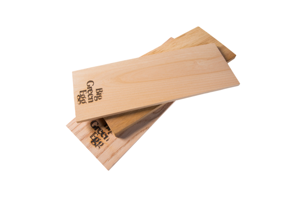 Planchettes en cèdre pour grillades et fumage, 2 pièces, 28 cm - BIG GREEN EGG