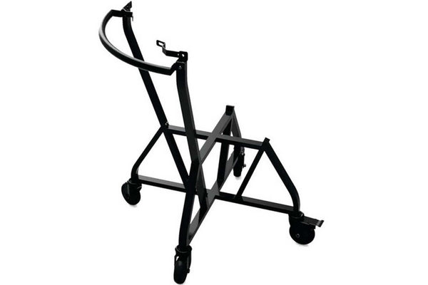 Chariot à roulettes avec poignée intégrée pour barbecue Big Green Egg 2XL