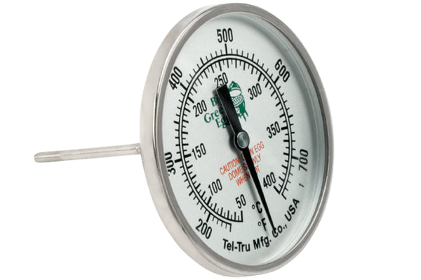 Thermomètre intégré Tel-Tru 8cm pour Big Green Egg Large , XLarge , XXLarge