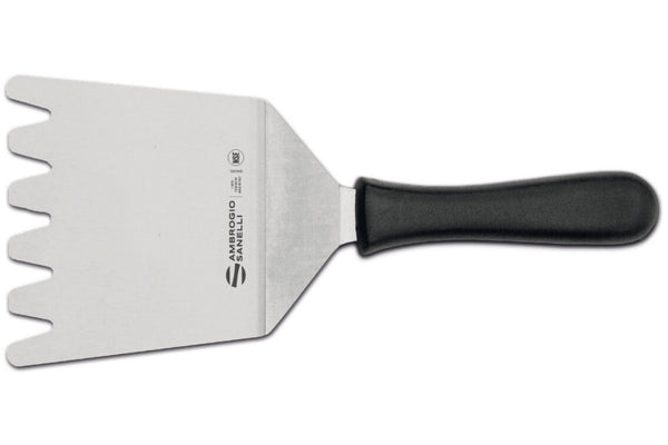 Spatule coudée à barbecue professionnelle Ambrogio Sanelli Supra 15 x 11cm