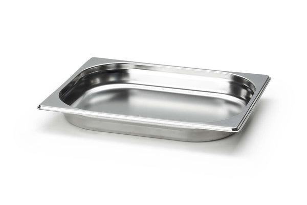 Bac gastronome en inox pour planche à découper Continenta - 32,5x26,5x4cm