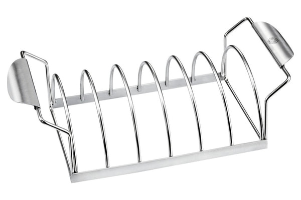 Support pour ribs Gefu en acier inox 40cm