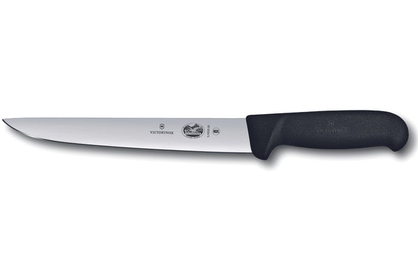 Couteau à saigner/découper Victorinox 5.5503.20 lame 20cm manche fibrox noir