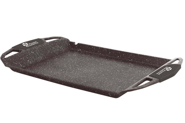 Plancha grill en fonte Pradel Excellence Premium 48 x 28 cm façon pierre tous feux/ induction