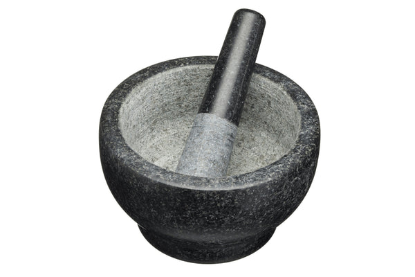Mortier et pilon MasterClass en granit noir 20cm