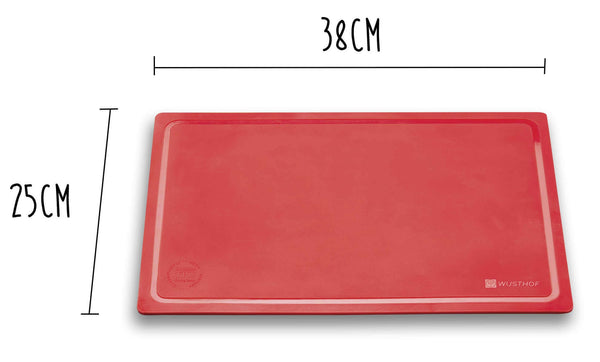 Planche à découper souple Wusthof rouge 38x25cm