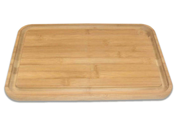 Planche à découper Bérard en bambou avec rigole et poche à jus 45x32cm
