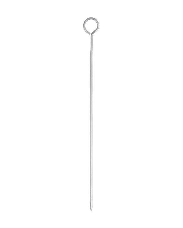 Set de 4 pics à brochettes Triangle 30cm acier inox