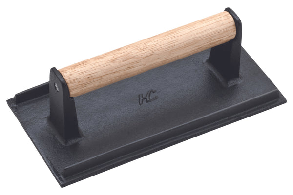 Presse aliments pour plancha Déglon en acier inox 21 x 11cm