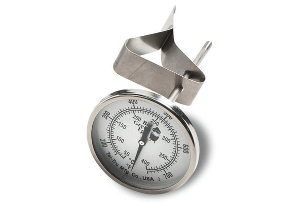 Thermomètre intégré Tel-Tru 5 cm pour Big Green Egg Mini, MiniMax, Small et Medium